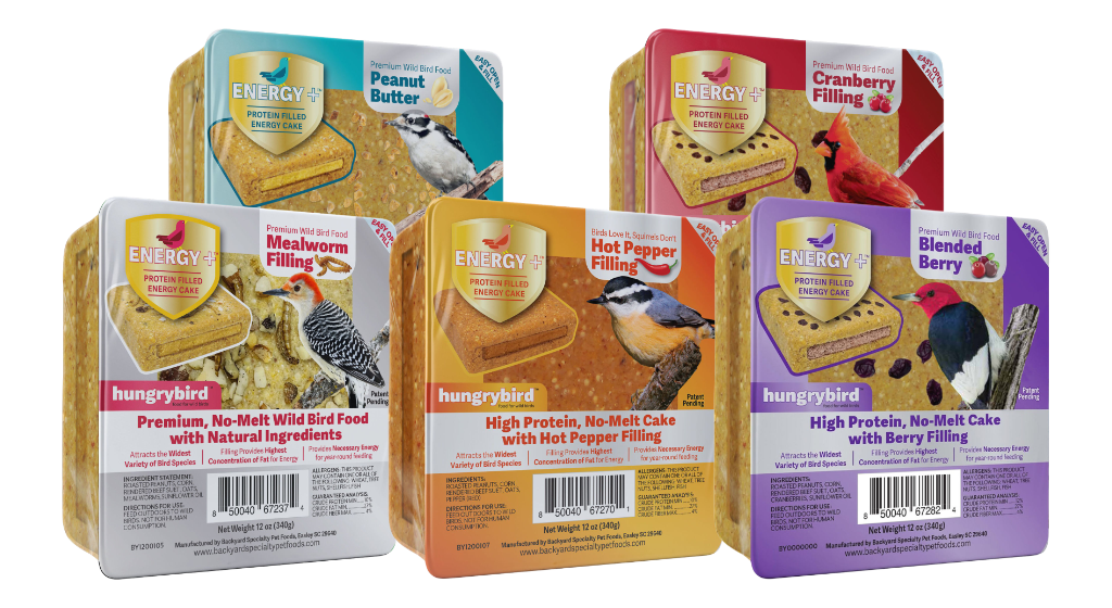 Hungrybird All Energy Plus Suet Cake Flavors