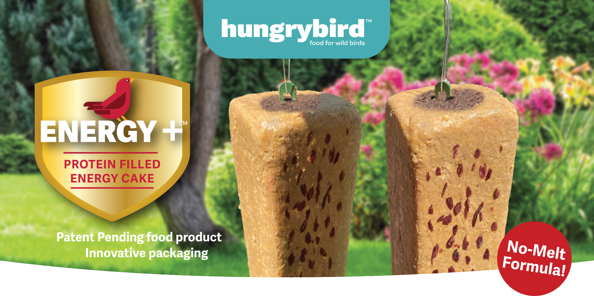 Hungrybird Energy Plus Suet Bars Banner