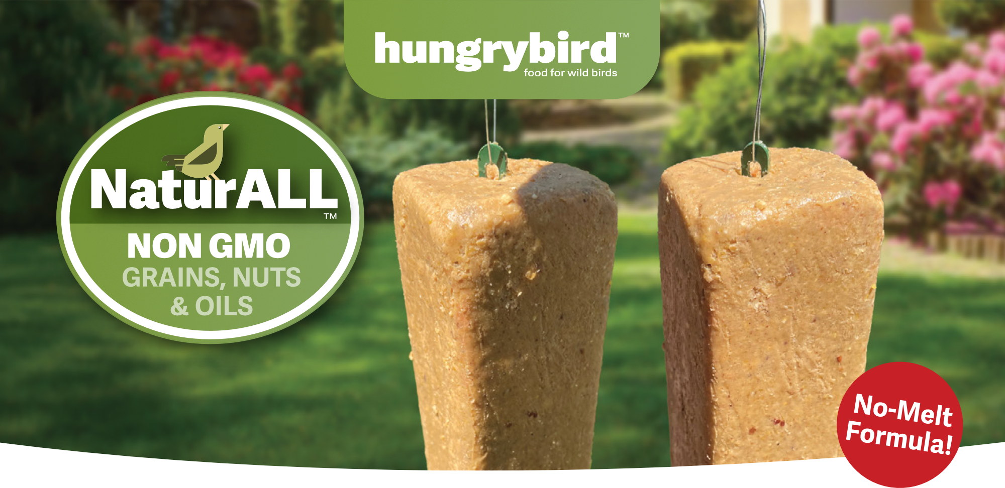 Hungrybird Naturall Suet Bars Banner