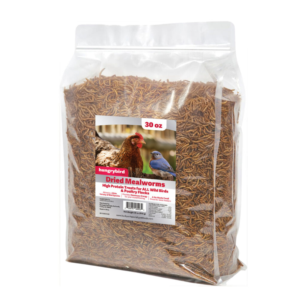 Hungrybird Dried Mealworms 30Oz Bag