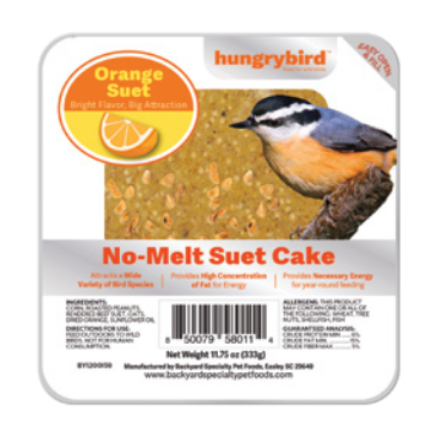 New Orange Suet Cake