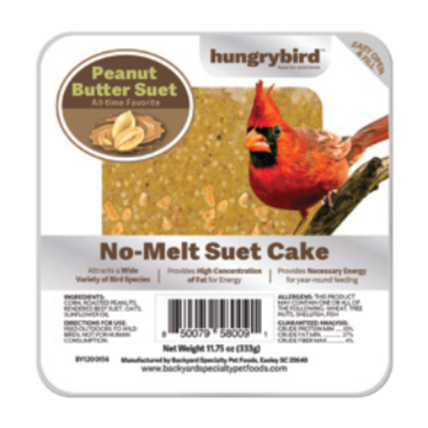 New Peanut Butter Suet Cake